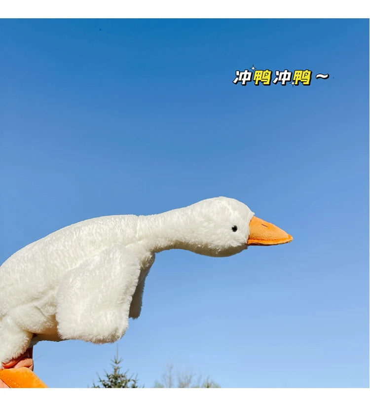 TRAVESSEIRO DE PELÚCIA GANSO 90-190CM