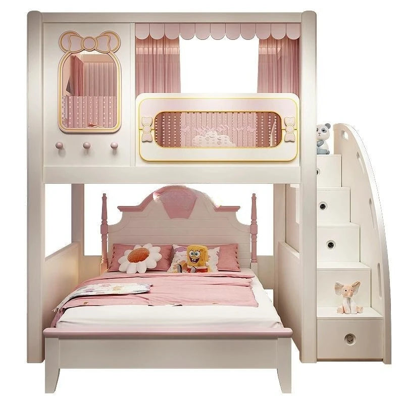 BELICHE INFANTIL COM GUARDA-ROUPA DE MESA INTEGRADA