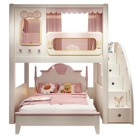 BELICHE INFANTIL COM GUARDA-ROUPA DE MESA INTEGRADA