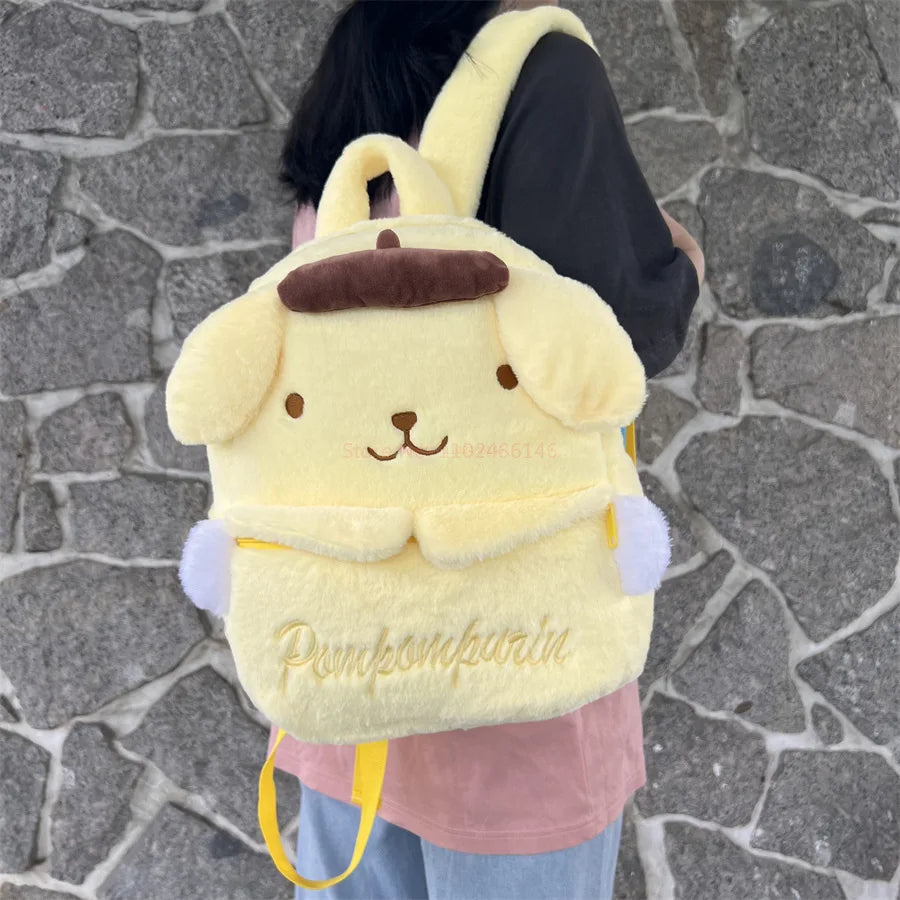 MOCHILA DE PELUCIA COM ESTAMPA FOFINHA ANIME